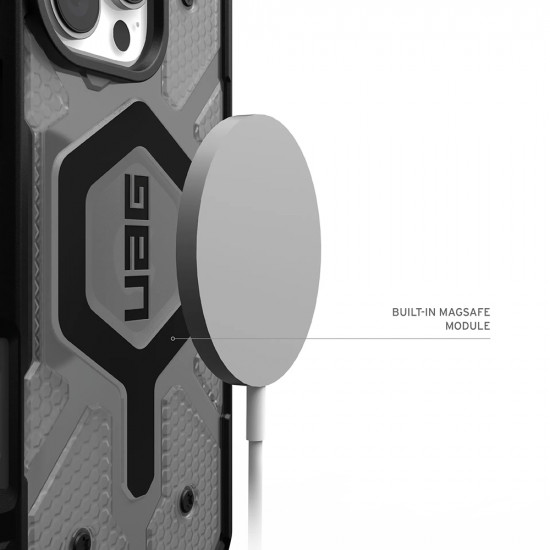 UAG Pathfinder Clear MagSafe iPhone 17 Pro Max Ash