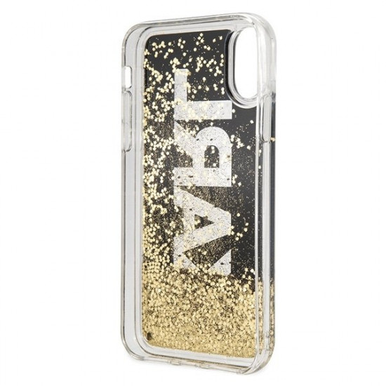 Karl Lagerfeld KLHCPXKAGBK iPhone X/Xs black/black Karl logo Glitter Karl Lagerfeld KLHCPXKAGBK iPhone X/Xs black/black Karl logo Glitter