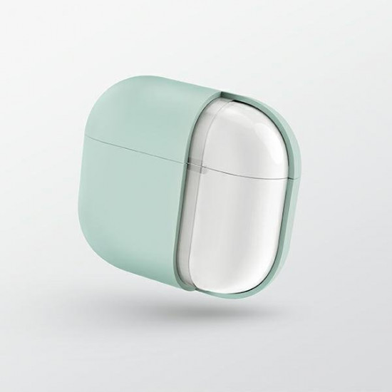 UNIQ case Lino AirPods 3rd gen. Silicone lavender / lavender UNIQ case Lino AirPods 3rd gen. Silicone lavender / lavender