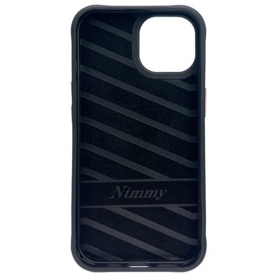 Nimmy case iPhone 15 6.1" black/black Glasses Cool Cat