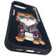 Nimmy case iPhone 15 6.1" black/black Glasses Cool Cat
