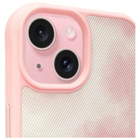Nimmy Case iPhone 15 6.1" pink Big Eyed Pet 2.0 Cat