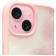 Nimmy Case iPhone 15 6.1" pink Big Eyed Pet 2.0 Cat