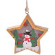 Wooden Christmas Lamp Snowman - Christmas Wooden Christmas Lamp Snowman - Christmas