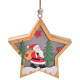 Wooden Santa Claus Christmas Lamp - Christmas