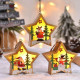 Wooden Santa Claus Christmas Lamp - Christmas
