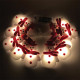 Christmas tree lights - snowmen 10 pcs / 165 cm Christmas tree lights - snowmen 10 pcs / 165 cm