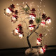 Christmas tree lights - snowmen 10 pcs / 165 cm Christmas tree lights - snowmen 10 pcs / 165 cm
