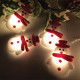 Christmas tree lights - snowmen 10 pcs / 165 cm Christmas tree lights - snowmen 10 pcs / 165 cm