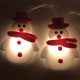 Christmas tree lights - snowmen 10 pcs / 165 cm Christmas tree lights - snowmen 10 pcs / 165 cm