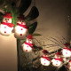 Christmas tree lights - snowmen 10 pcs / 165 cm Christmas tree lights - snowmen 10 pcs / 165 cm