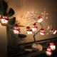 Christmas tree lights - snowmen 10 pcs / 165 cm Christmas tree lights - snowmen 10 pcs / 165 cm