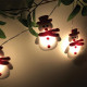 Christmas tree lights - snowmen 10 pcs / 165 cm Christmas tree lights - snowmen 10 pcs / 165 cm