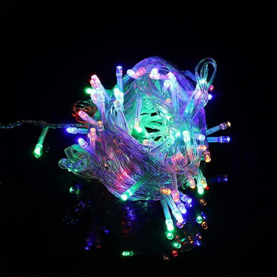 LED Christmas tree lights - 5m/50 lights multicolor/multicolor powered by 3xAA batteries EHD-LS02 LED Christmas tree lights - 5m/50 lights multicolor/multicolor powered by 3xAA batteries EHD-LS02