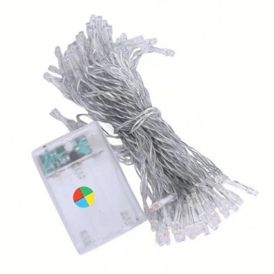 LED Christmas tree lights - 5m/50 lights multicolor/multicolor powered by 3xAA batteries EHD-LS02 LED Christmas tree lights - 5m/50 lights multicolor/multicolor powered by 3xAA batteries EHD-LS02