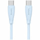 Cable USAMS Green Series SJ716 60W USB-C to USB-C 1m blue
