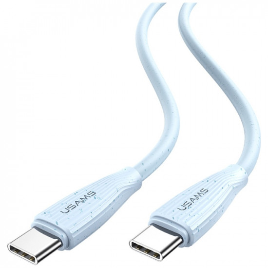 Cable USAMS Green Series SJ716 60W USB-C to USB-C 1m blue