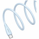 Cable USAMS Green Series SJ716 60W USB-C to USB-C 1m blue