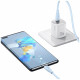Cable USAMS Green Series SJ716 60W USB-C to USB-C 1m blue