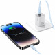 Cable USAMS Green Series SJ717 30W USB-C to Lightning 1m white
