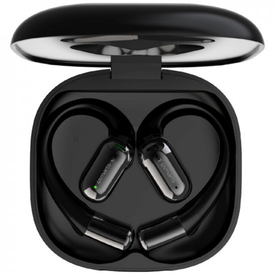 Bluetooth headphones 4smarts SkyBuds OWS with AI display, black