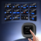 Bluetooth headphones 4smarts SkyBuds OWS with AI display, black