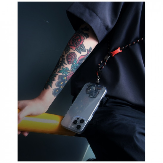 Universal lanyard adapter Skinarma Ekho gray