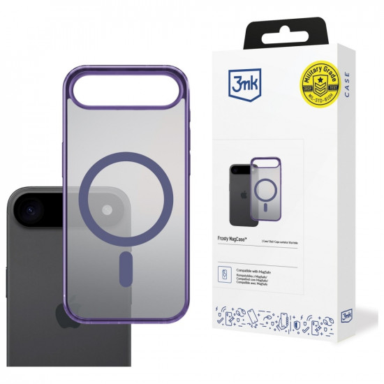 3MK Frosty MagCase for Apple iPhone 17 Air purple