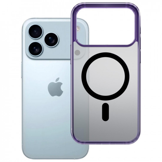 3MK Frosty MagCase for Apple iPhone 17 Pro Max Purple