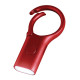 Lexon Nomaday Keychain with Flashlight dark red LL136DR