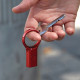Lexon Nomaday Keychain with Flashlight dark red LL136DR