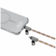Universal phone lanyard cable 2in1 Skinarma Dyno Ve USB-C/USB-C beige