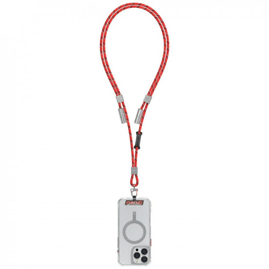 Universal phone lanyard cable 2in1 Skinarma Dyno Ve USB-C/USB-C red