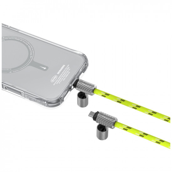 Universal phone lanyard cable 2in1 Skinarma Dyno Ve USB-C/USB-C niteglow