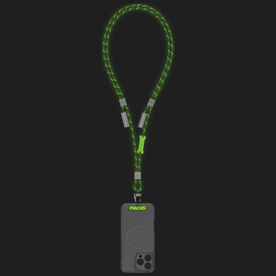 Universal phone lanyard cable 2in1 Skinarma Dyno Ve USB-C/USB-C niteglow