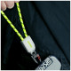 Universal wrist lanyard 2-in-1 cable Skinarma Dyno Ve USB-C/USB-C black