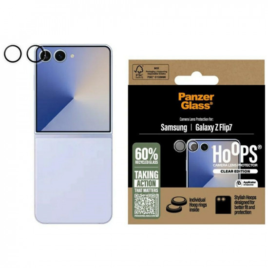 Tempered lens glass PanzerGlass Hoops for Samsung Galaxy Z Flip7