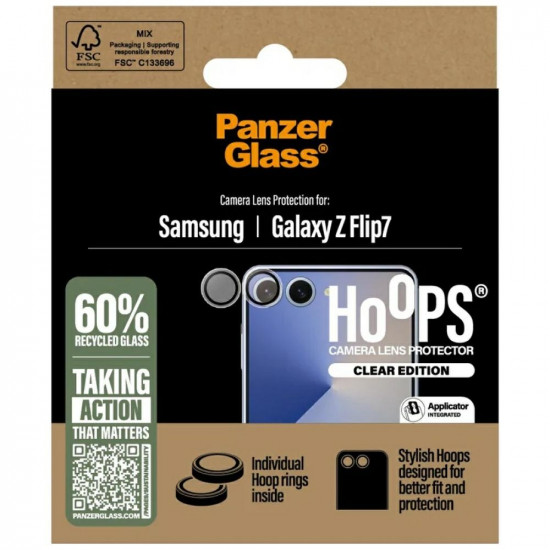Tempered lens glass PanzerGlass Hoops for Samsung Galaxy Z Flip7