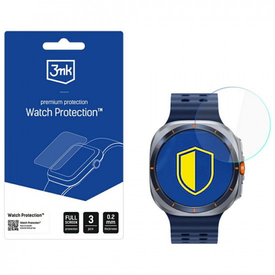 3MK FlexibleGlass Watch Hybrid Glass for Samsung Galaxy Watch Ultra 2025