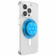 Popsockets Translucent FG-Popper MagSafe Phone Holder and Stand Blue 807325