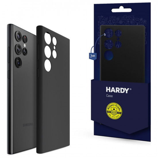3MK Hardy Android Silicone MagCase for Samsung Galaxy S24 Ultra black 3MK Hardy Android Silicone MagCase for Samsung Galaxy S24 Ultra black