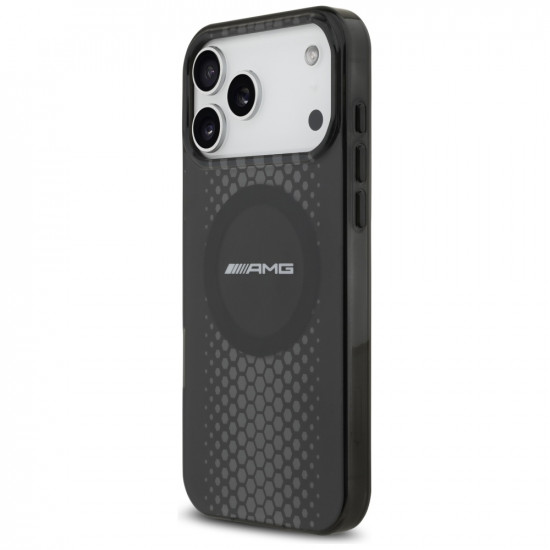 Case AMG Double Layer Transparent Graphics MagSafe for iPhone 17 Pro Max black