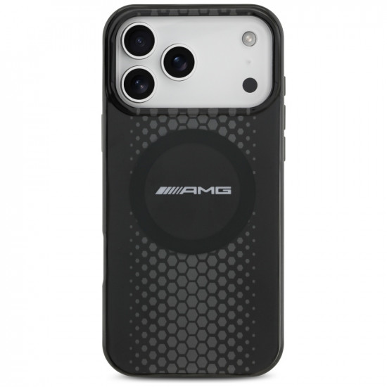 Case AMG Double Layer Transparent Graphics MagSafe for iPhone 17 Pro Max black