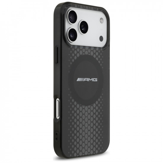 Case AMG Double Layer Transparent Graphics MagSafe for iPhone 17 Pro Max black