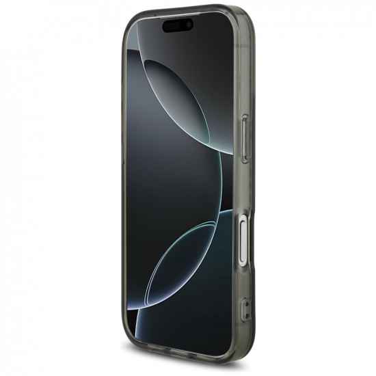 Case AMG Double Layer Transparent Smocked MagSafe for iPhone 17 Pro black