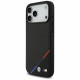 Case BMW M Carbon Tricolor Line MagSafe for iPhone 17 Pro Max black