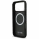 Case BMW M Carbon Tricolor Line MagSafe for iPhone 17 Pro Max black
