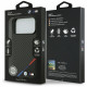 Case BMW M Carbon Tricolor Line MagSafe for iPhone 17 Pro Max black