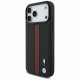 Case BMW M Perforated Stripe Logo MagSafe for iPhone 17 Pro Max red