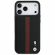 Case BMW M Perforated Stripe Logo MagSafe for iPhone 17 Pro Max red